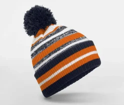BEECHFIELD BF474R - Bonnet avec pompon pour supporters