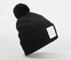BEECHFIELD BF338R - Bonnet avec pompon et patch