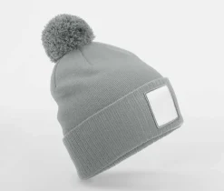BEECHFIELD BF338R - Bonnet avec pompon et patch