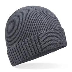Beechfield B438N - Bonnet en coton biologique avec patch technique