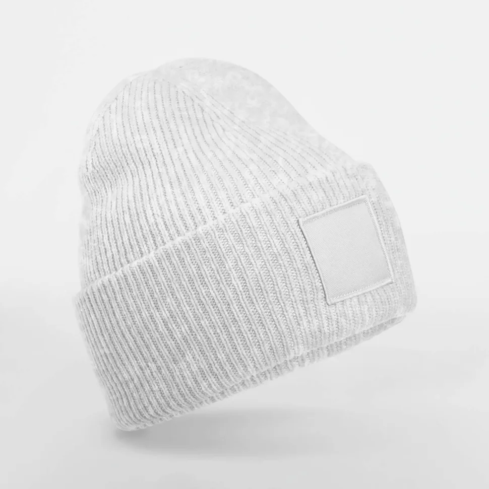 Beechfield B336R - Bonnet à large revers avec patch ton sur ton