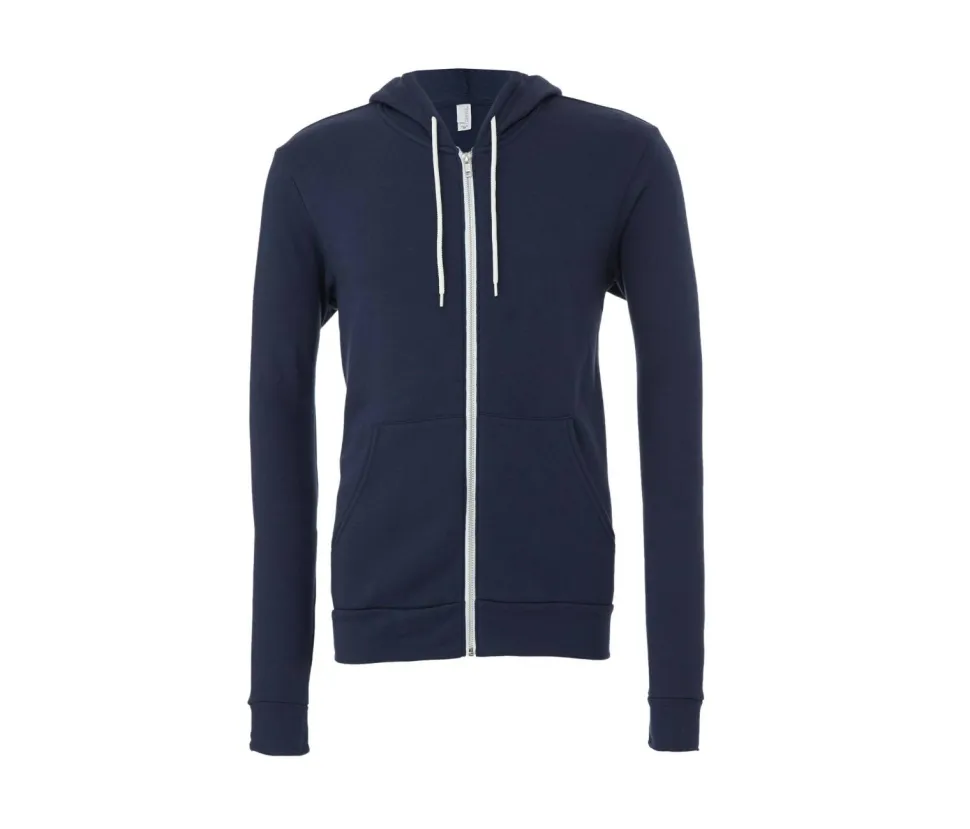 Bella+Canvas BE3739 - Sweat capuche zippé unisexe