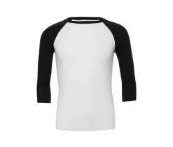 Bella+Canvas BE3200 - T-shirt baseball manches ¾
