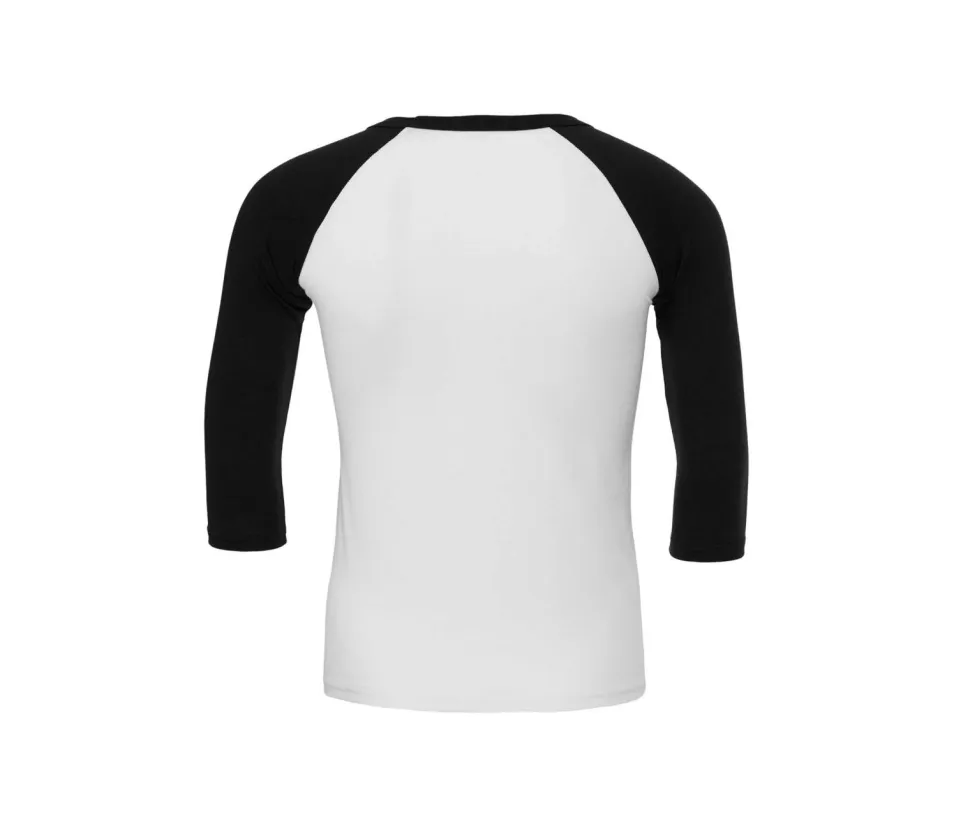 Bella+Canvas BE3200 - T-shirt baseball manches ¾