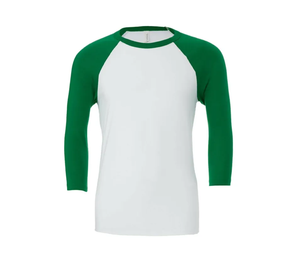 Bella+Canvas BE3200 - T-shirt baseball manches ¾