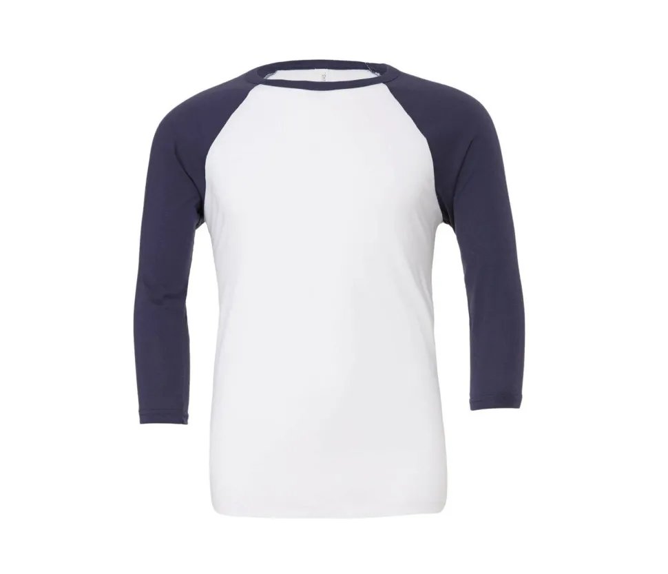 Bella+Canvas BE3200 - T-shirt baseball manches ¾