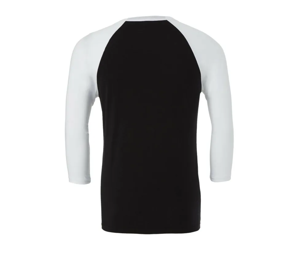 Bella+Canvas BE3200 - T-shirt baseball manches ¾