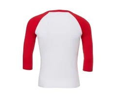 Bella+Canvas BE3200 - T-shirt baseball manches ¾