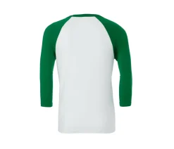 Bella+Canvas BE3200 - T-shirt baseball manches ¾