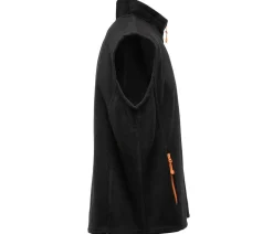 BLACK&MATCH BM500 - Bodywarmer polaire contrasté