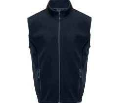 BLACK&MATCH BM500 - Bodywarmer polaire contrasté