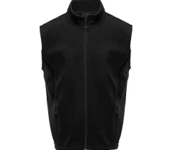 BLACK&MATCH BM500 - Bodywarmer polaire contrasté