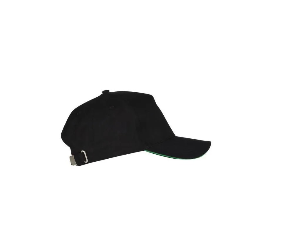 Black&Match BM910 - Casquette 5 Panneaux 100% Coton