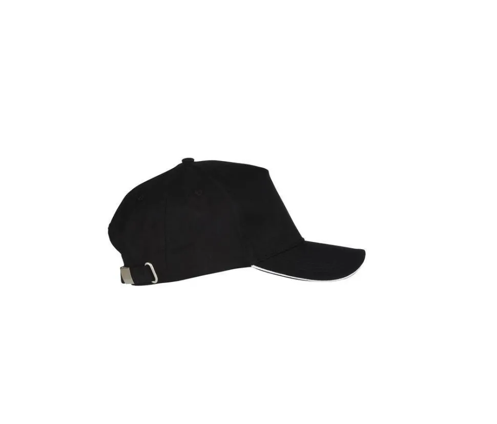 Black&Match BM910 - Casquette 5 Panneaux 100% Coton