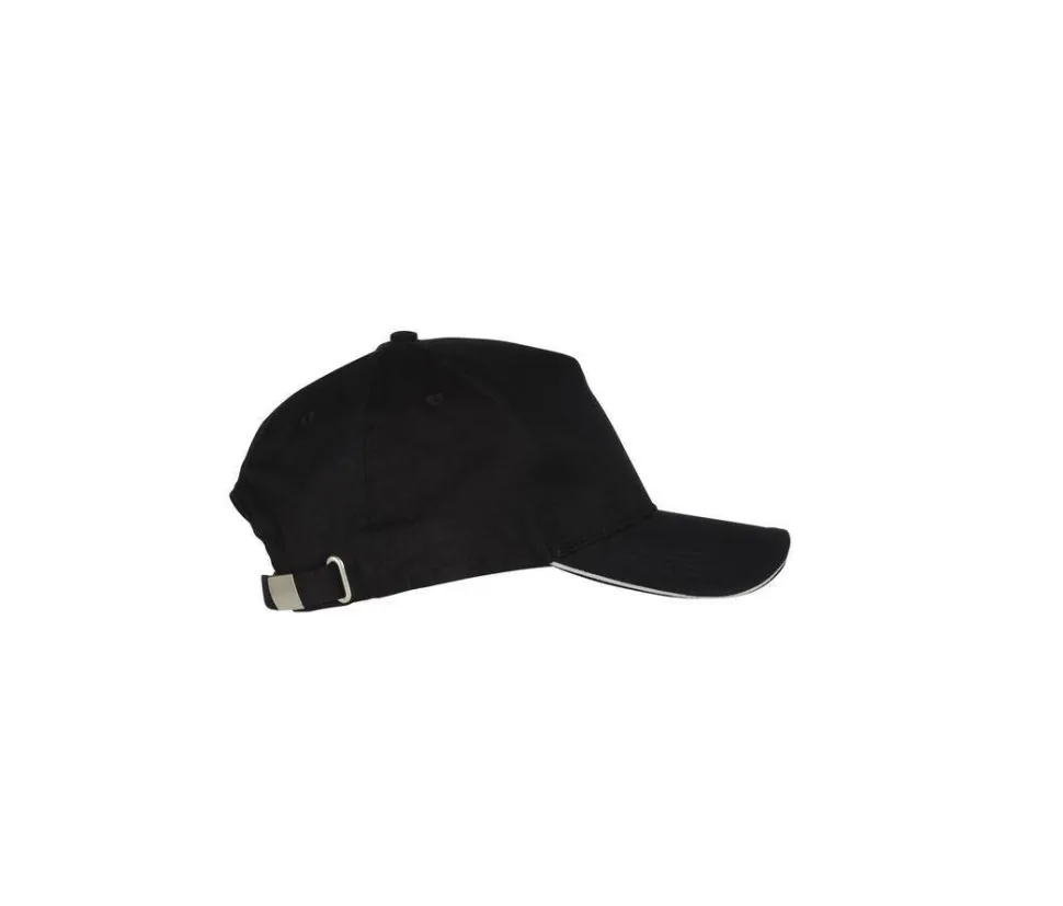 Black&Match BM910 - Casquette 5 Panneaux 100% Coton