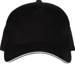 Black&Match BM910 - Casquette 5 Panneaux 100% Coton