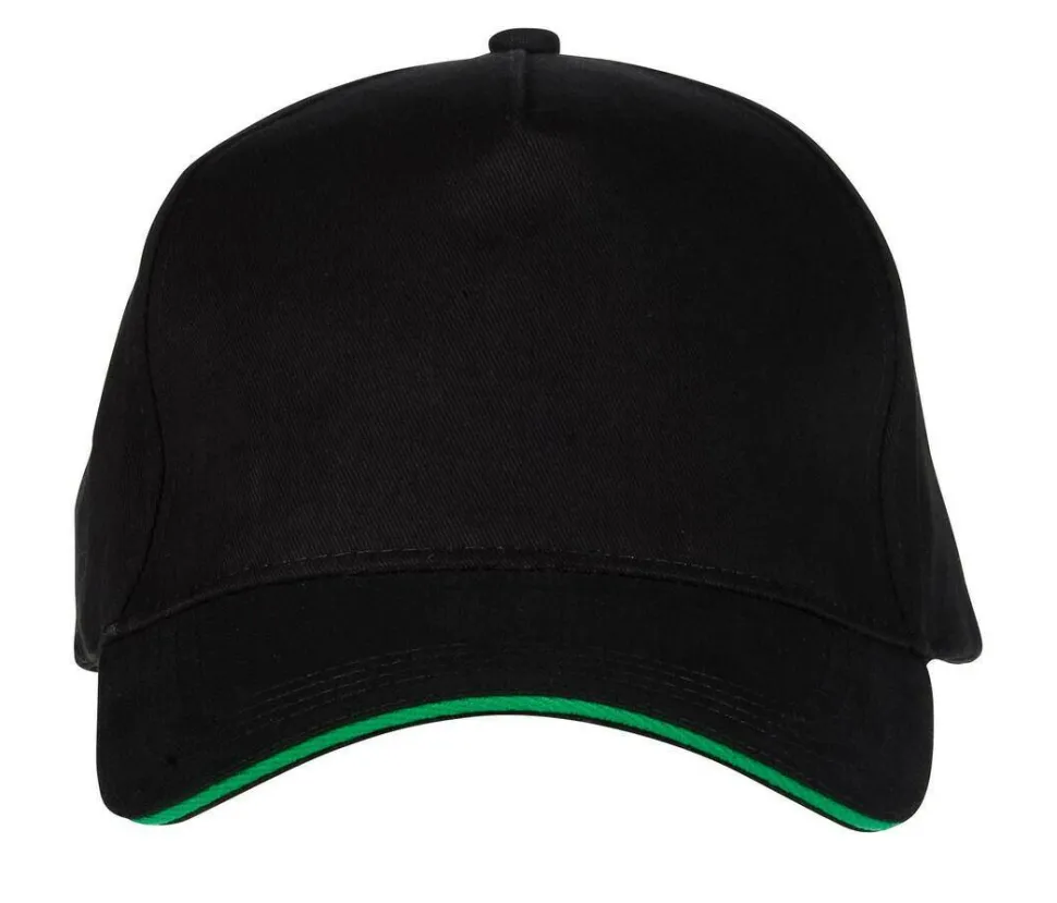 Black&Match BM910 - Casquette 5 Panneaux 100% Coton