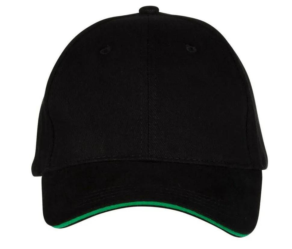 Black&Match BM911 - Casquette 6 Panneaux Sandwich