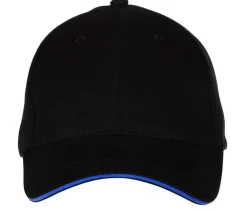 Black&Match BM911 - Casquette 6 Panneaux Sandwich