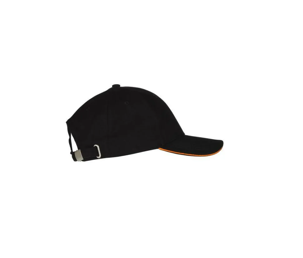 Black&Match BM911 - Casquette 6 Panneaux Sandwich