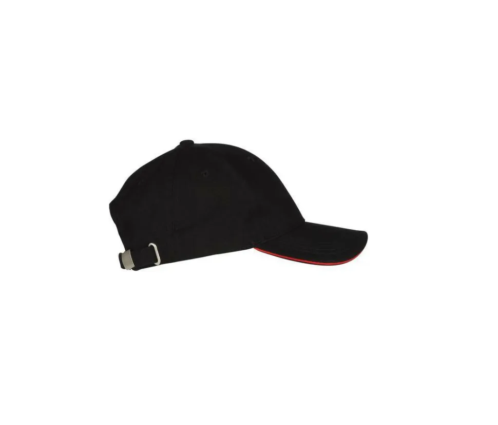 Black&Match BM911 - Casquette 6 Panneaux Sandwich