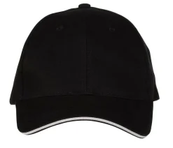 Black&Match BM911 - Casquette 6 Panneaux Sandwich