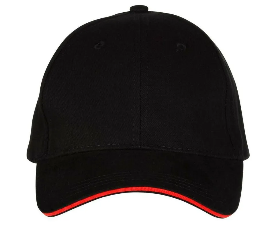 Black&Match BM911 - Casquette 6 Panneaux Sandwich