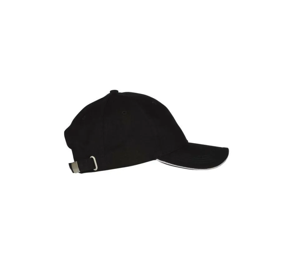 Black&Match BM911 - Casquette 6 Panneaux Sandwich