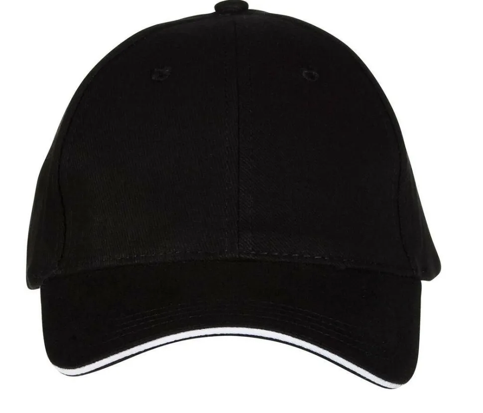 Black&Match BM911 - Casquette 6 Panneaux Sandwich
