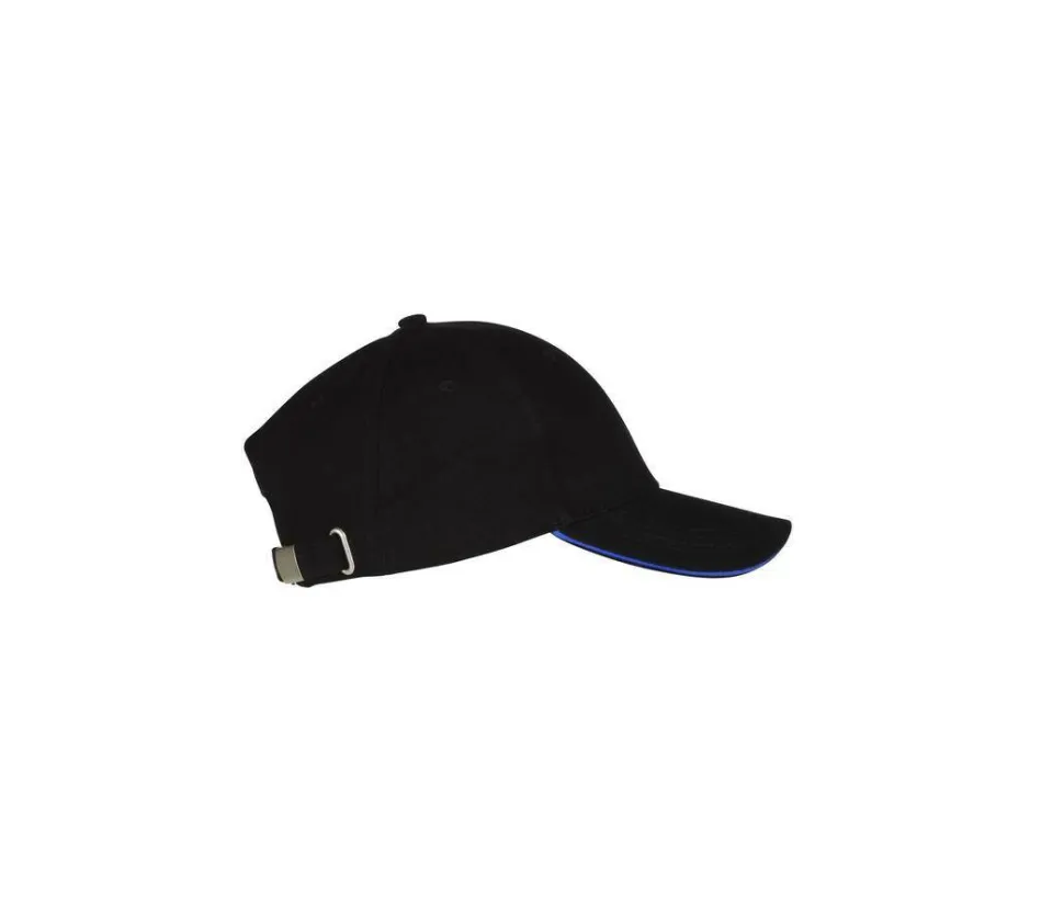 Black&Match BM911 - Casquette 6 Panneaux Sandwich