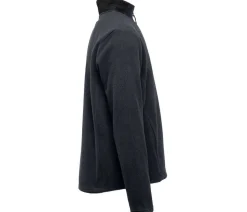 BLACK&MATCH BM505 - Polaire col zippé contrasté