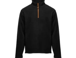 BLACK&MATCH BM505 - Polaire col zippé contrasté
