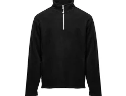 BLACK&MATCH BM505 - Polaire col zippé contrasté