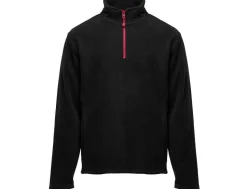 BLACK&MATCH BM505 - Polaire col zippé contrasté