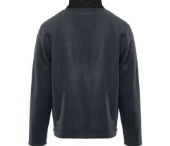 BLACK&MATCH BM505 - Polaire col zippé contrasté