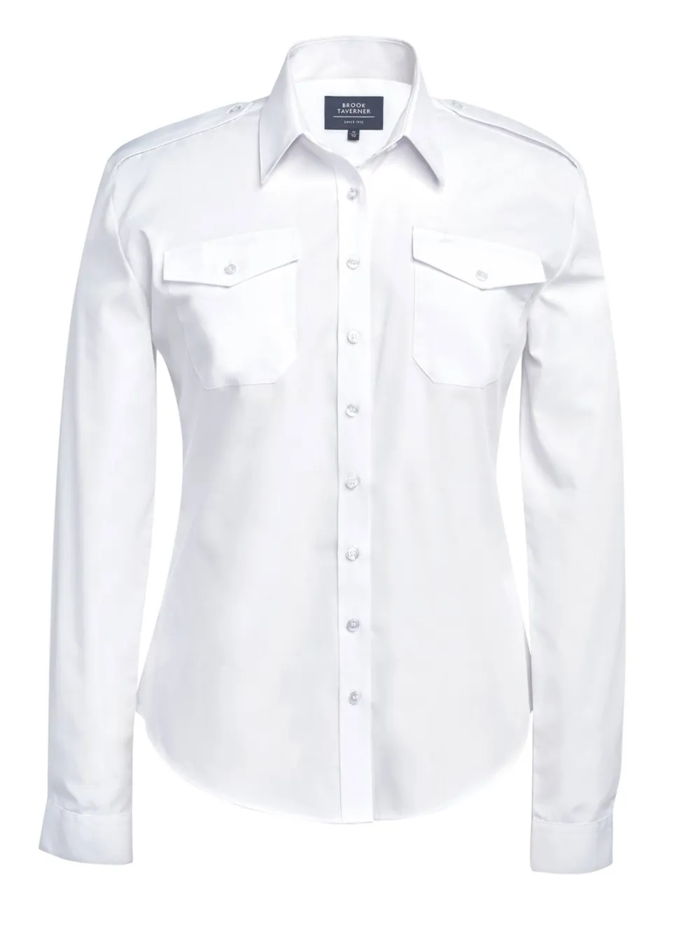 BROOK TAVERNER BT2394 - Chemise Pilote femme manches longues