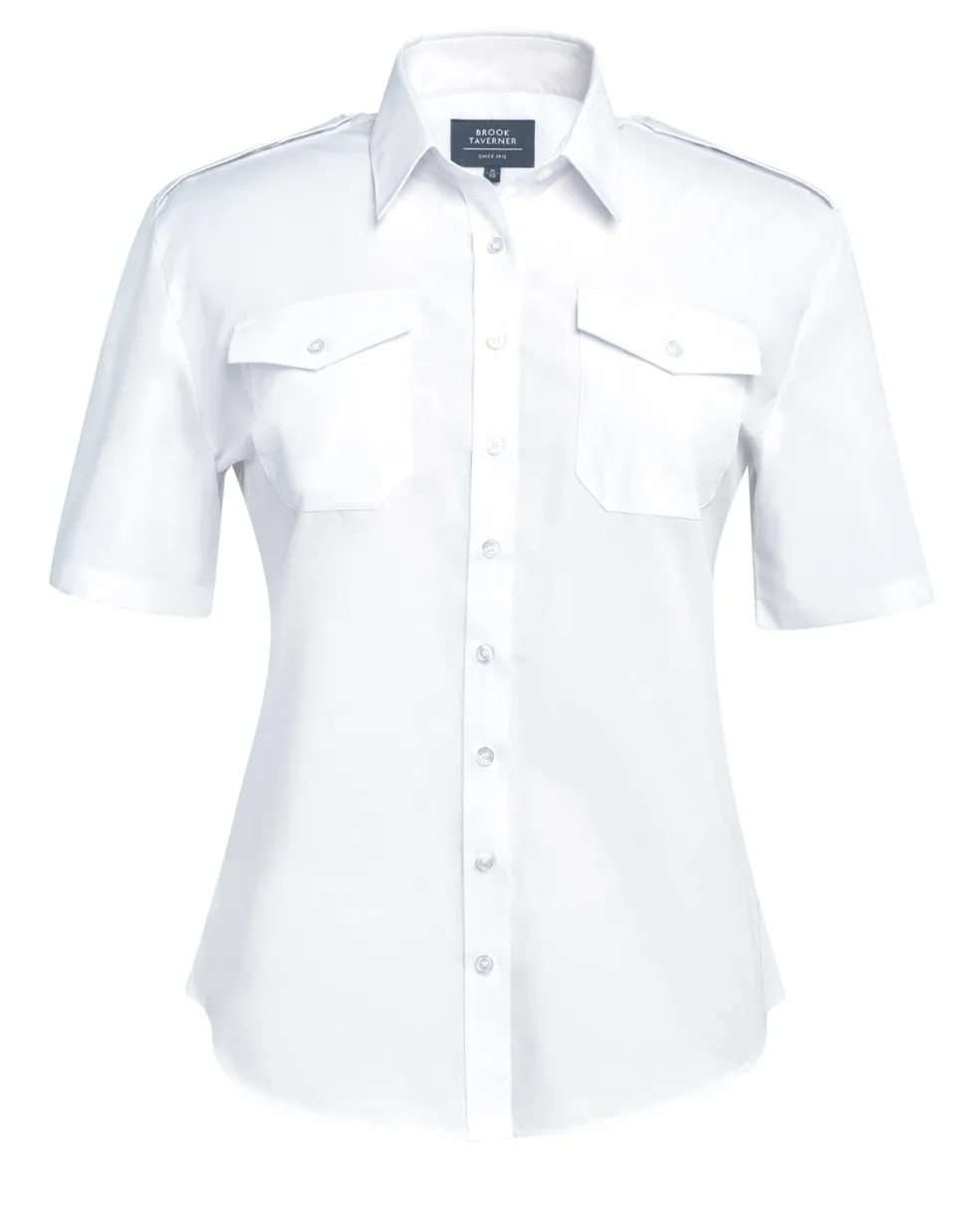 BROOK TAVERNER BT2395 - Chemise Pilote femme manches courtes