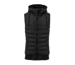 BUILD YOUR BRAND BY046 - Bodywarmer à capuche