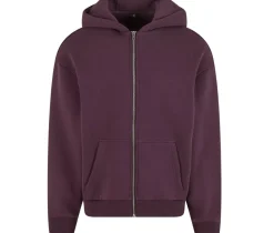 BUILD YOUR BRAND BY285 - FLUFFY ZIP HOODY