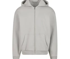 BUILD YOUR BRAND BY285 - FLUFFY ZIP HOODY