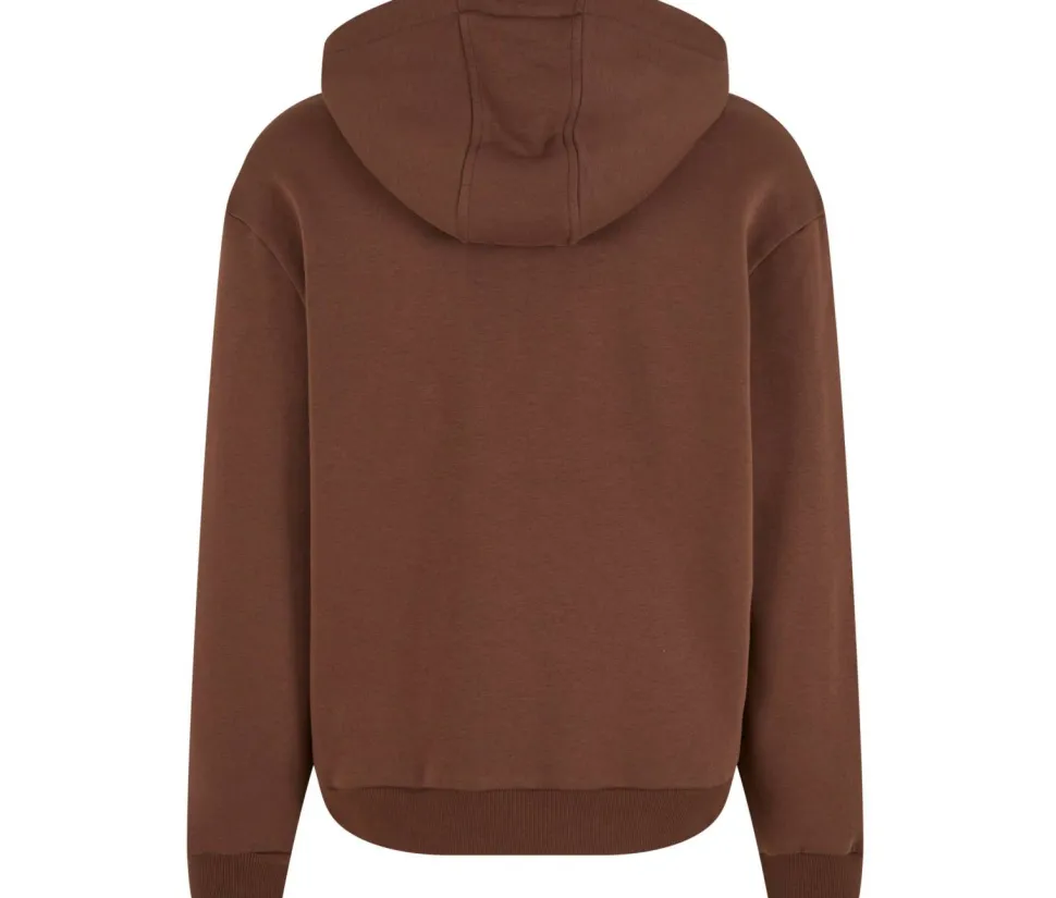 BUILD YOUR BRAND BY285 - FLUFFY ZIP HOODY