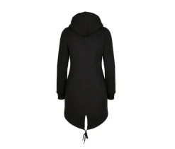 BUILD YOUR BRAND BY148 - Long sweat zippé à capuche