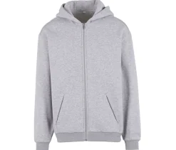 BUILD YOUR BRAND BY443 - Sweat capuche zippé ample