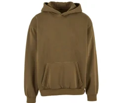 BUILD YOUR BRAND BY294 - Sweat à capuche lourd délavé