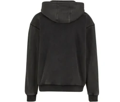 BUILD YOUR BRAND BY295 - Sweat capuche zippé lourd délavé