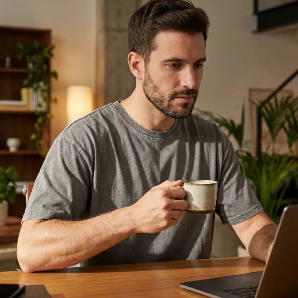 BUILD YOUR BRAND BY189 - Tee-shirt homme décoloré