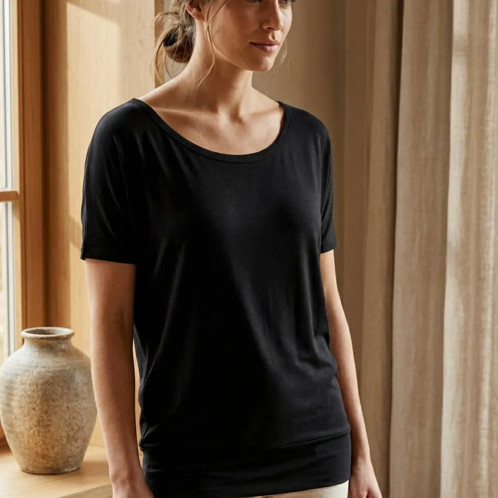 BUILD YOUR BRAND BY040 - T-shirt femme en viscose