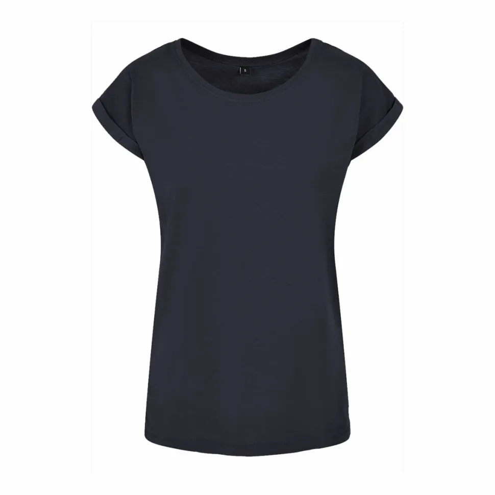 BUILD YOUR BRAND BY021 - T-shirt Femme Élégance Coton Léger