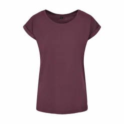 BUILD YOUR BRAND BY021 - T-shirt Femme Élégance Coton Léger