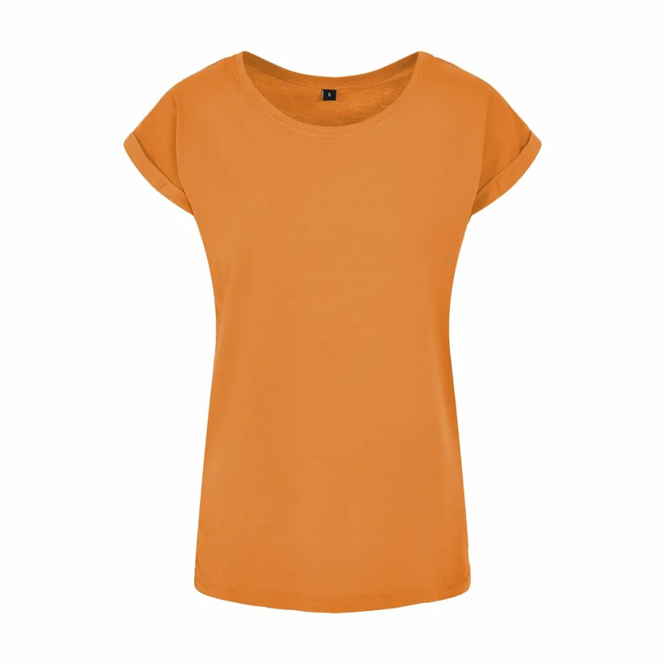 BUILD YOUR BRAND BY021 - T-shirt Femme Élégance Coton Léger